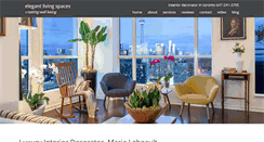 Desktop Screenshot of elegantlivingspaces.com